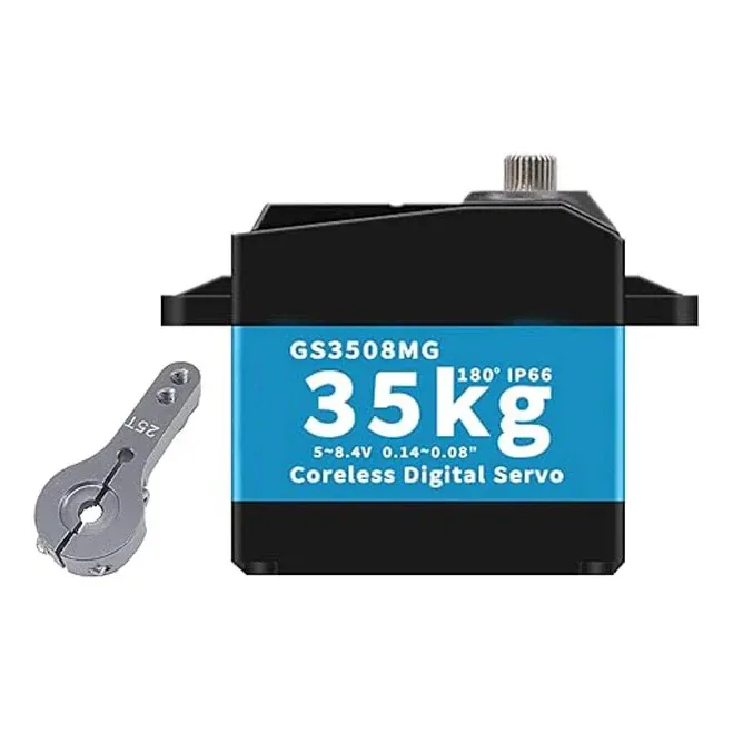 DYS Waterproof 35kg 8.4V Digital Servo, Full Metal Gear (IP66)