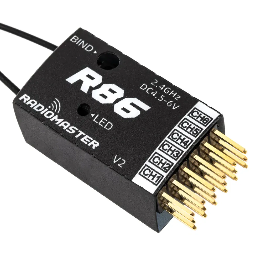 RadioMaster R86 V2 6CH PWM Receiver
