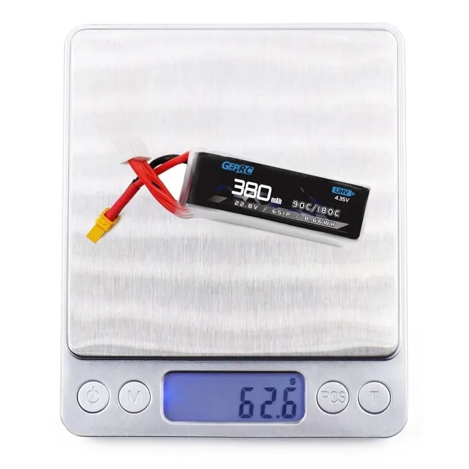 GEPRC 6S 380mAh 90/180C HV 4.35V LiHV Battery