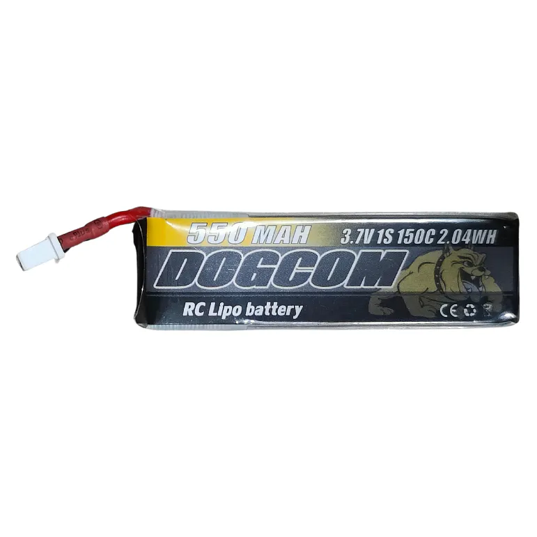 DOGCOM 1S 550mAh 150C LiPo Battery (BT2.0)