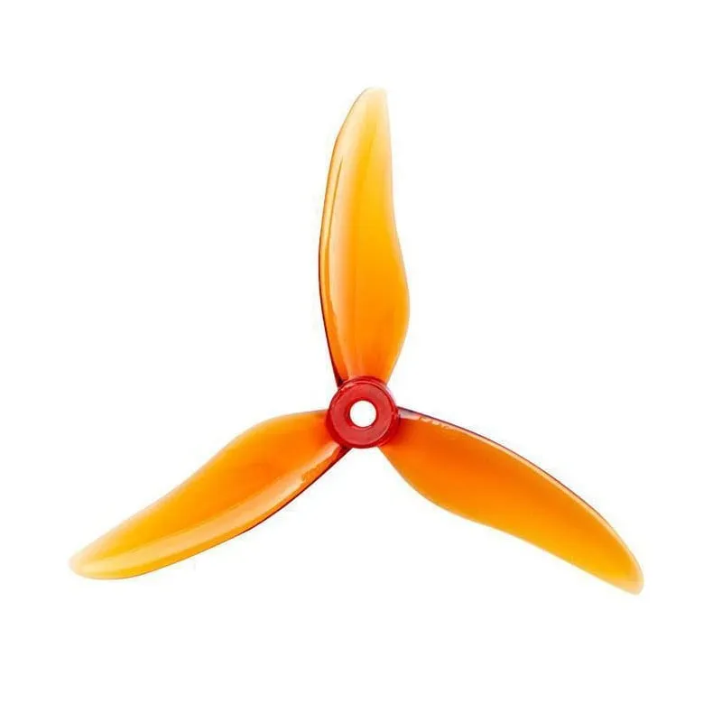 Gemfan Hurricane 51499 PC 3-Blade Propeller (Set of 4 — 2CW+2CCW) — Color: Whiskey