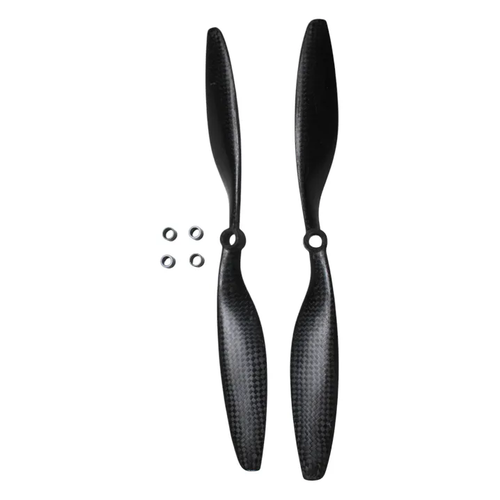 1045 Carbon Fiber Propeller Pair, 10x4.5 Inch (1 CW + 1 CCW)