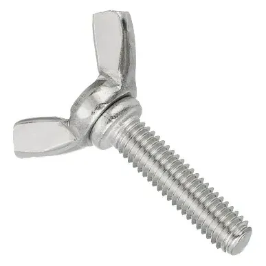 M3 304 Stainless Steel Wing Bolts 8/10/12mm (Pack of 10)