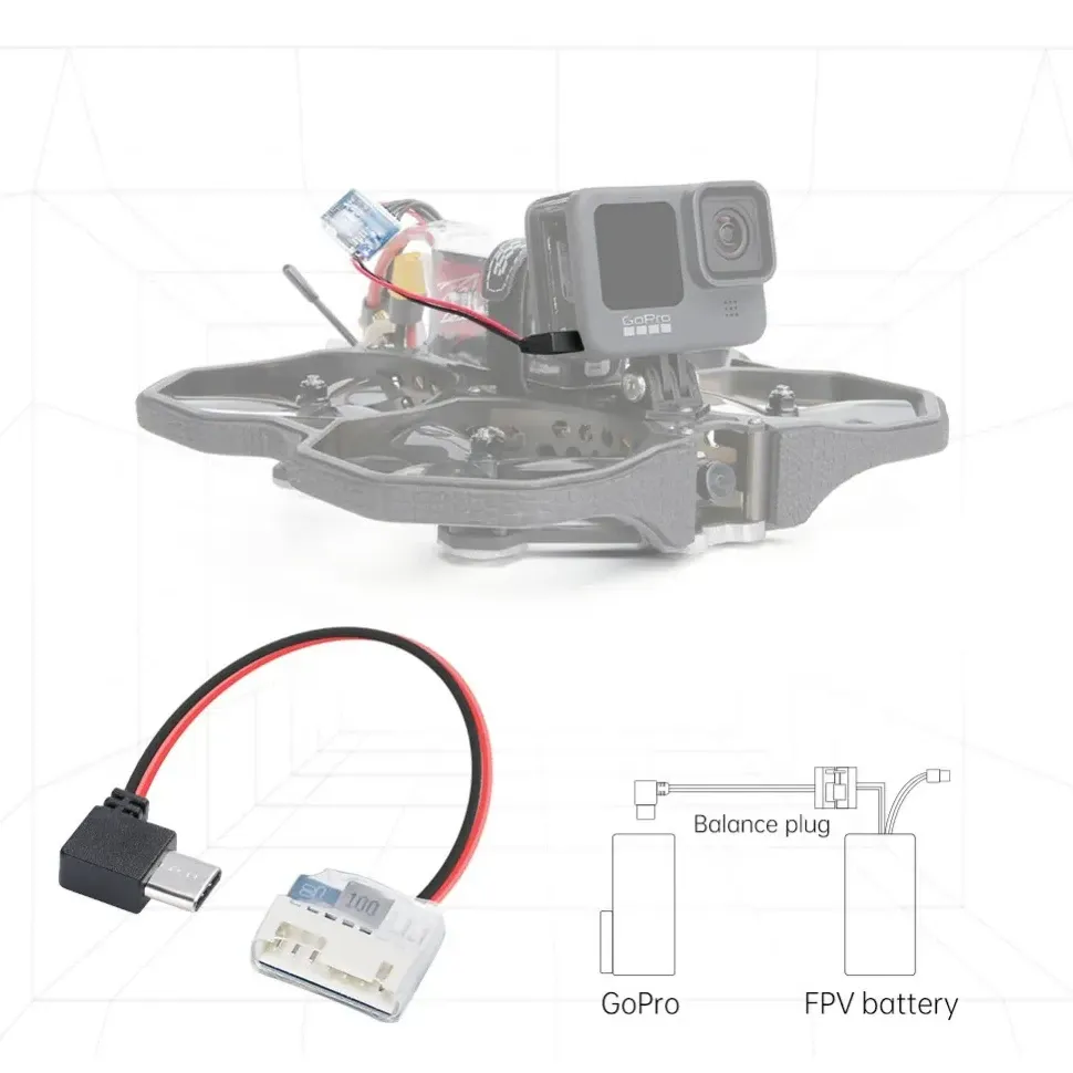 iFlight USB-C to 5V Balance Power Plug V2 for GoPro Hero