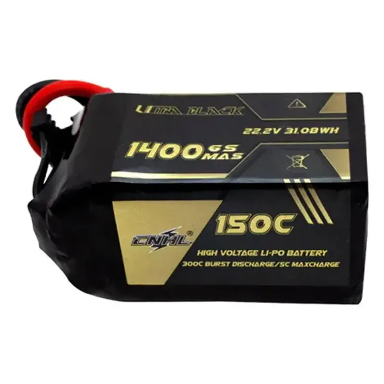 CNHL Ultra Black Series 1400mAh 150C 6S LiPo Battery (XT60)