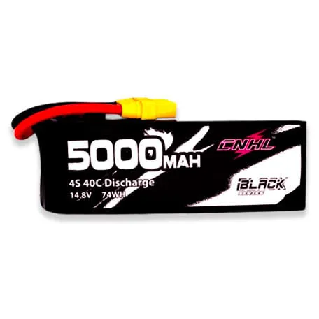 CNHL Black Series 5000mAh 4S 14.8V 40C LiPo Battery (XT90)