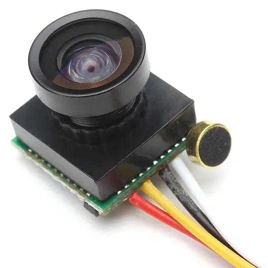 Generic 600TVL 170 Degree Mini FPV Camera with Audio