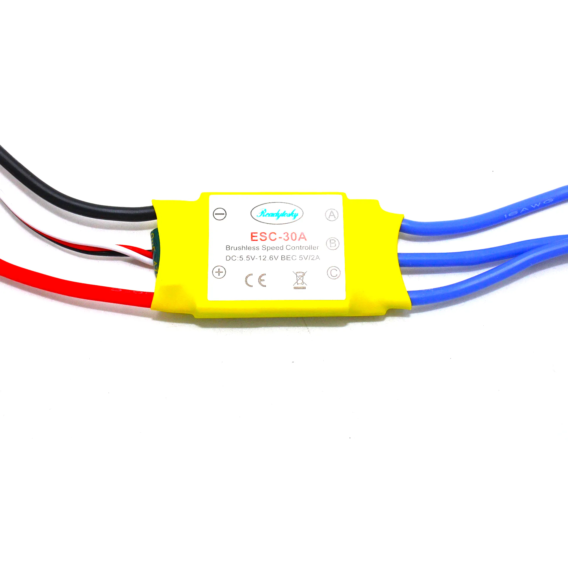30A Brushless ESC 2-3S with 5V BEC (No Connectors)