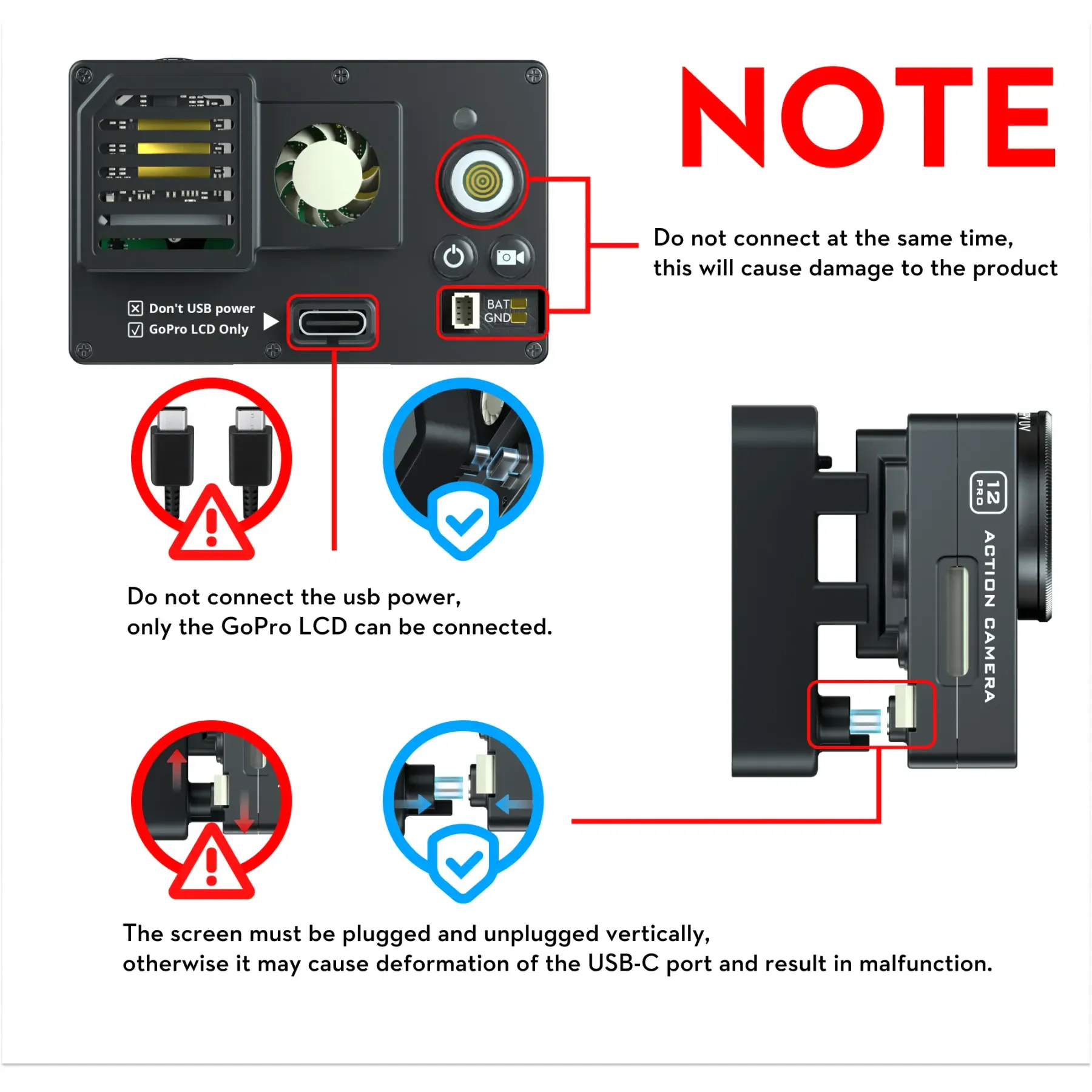 Flywoo Naked GoPro Action Camera V2 Pro DIY Kit (2.1 Touch Screen)