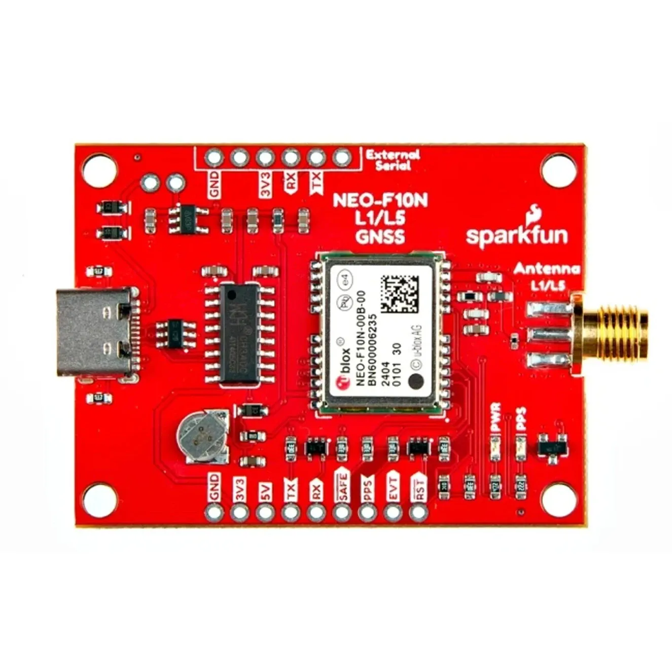 SparkFun GPS-24114 GNSS Dual-Band L1/L5 Breakout