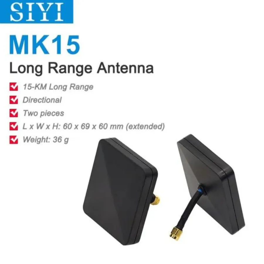 SIYI MK15 / MK32 14dB Directional Patch Antenna (SMA)