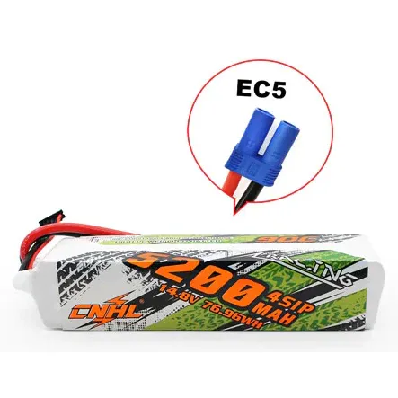 CNHL Racing Series 4S 5200mAh 90C LiPo Battery EC5
