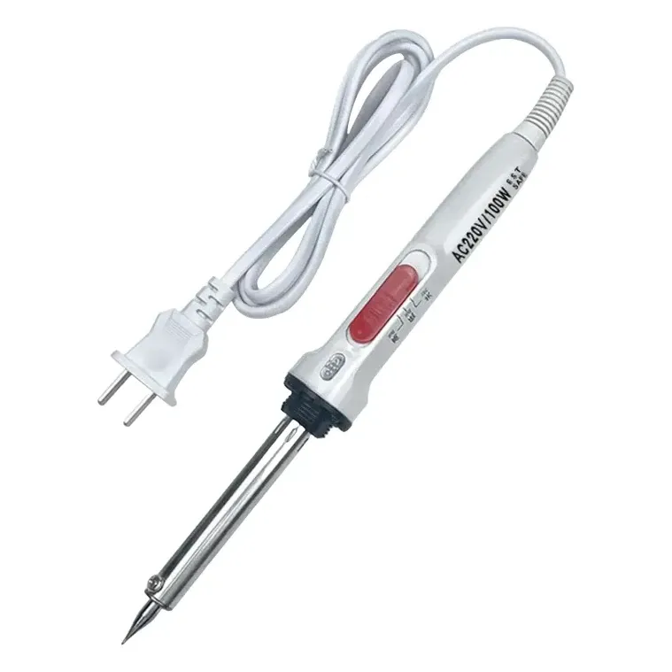 60W 220V Push-Pull Adjustable Soldering Iron with ON/OFF Switch
