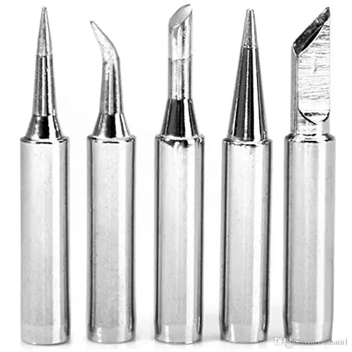 900M Series Soldering Iron Bits Set for 936 Stations — Pack: 5 pcs