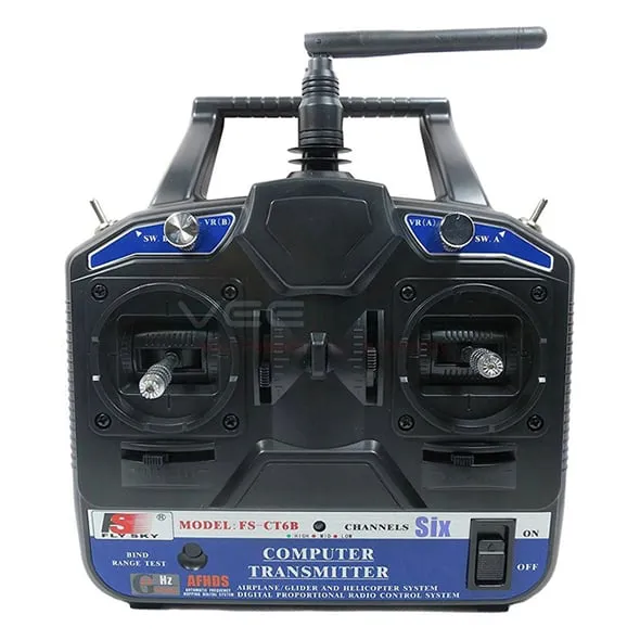 FlySky CT6B 2.4GHz 6CH Transmitter with FS-R6B Receiver