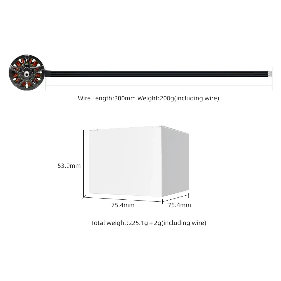 HGLRC My 4215 400KV 6-8S Brushless Motor High Load 16-Inch
