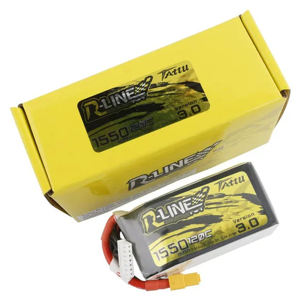 Tattu R-Line V3.0 6S 1550mAh 120C LiPo Battery