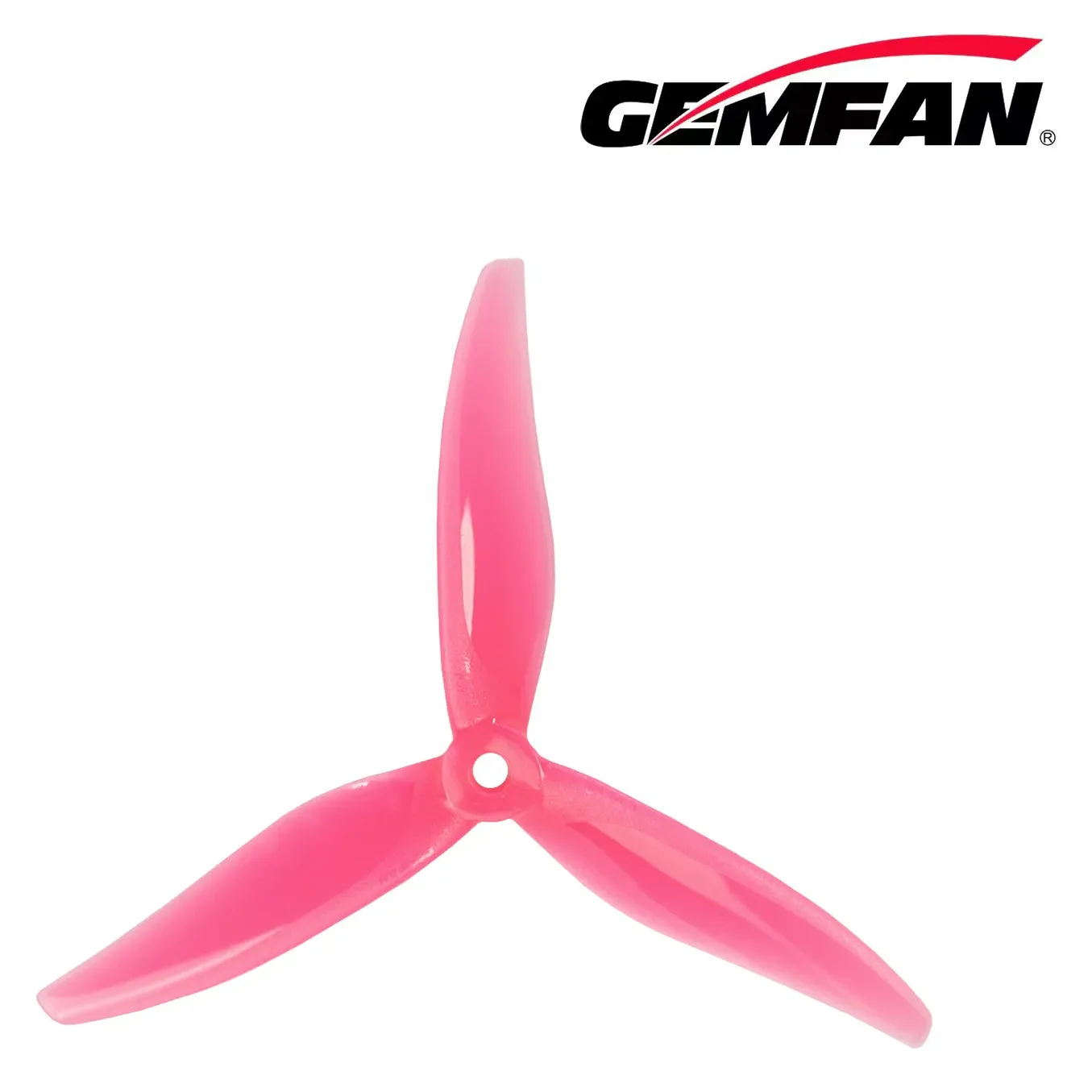 Gemfan Yuki 5129 Tri-Blade Propeller (Set of 4) — Color: Pink