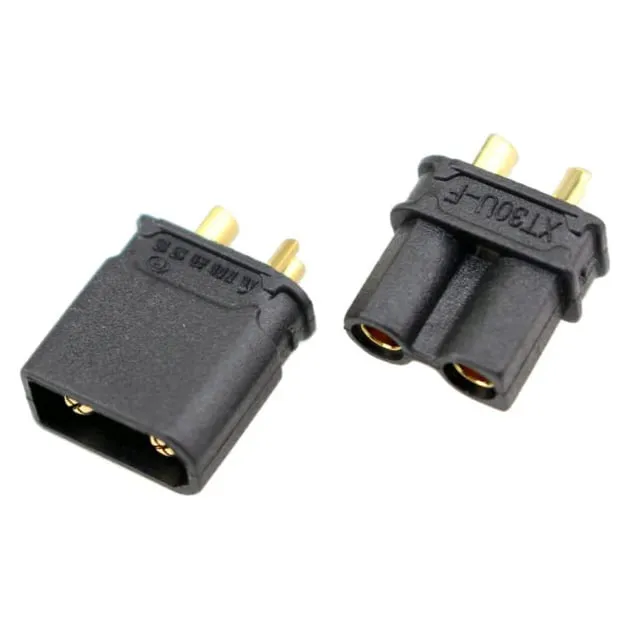 Amass XT30 Connector Black (1 Pair)