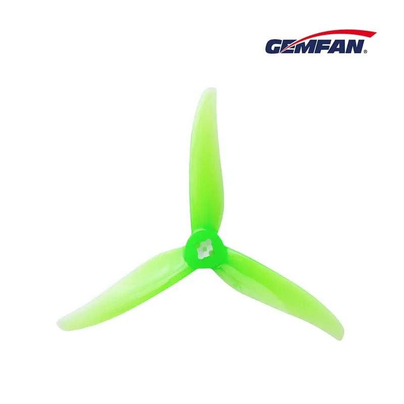 Gemfan Hurricane 4023 Durable Tri-Blade Propeller (Set of 4 — 2CW+2CCW)
