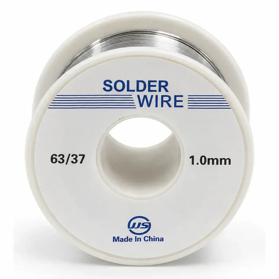 63/37 Tin Lead Rosin Core Solder Wire — Diameter: 1.0mm