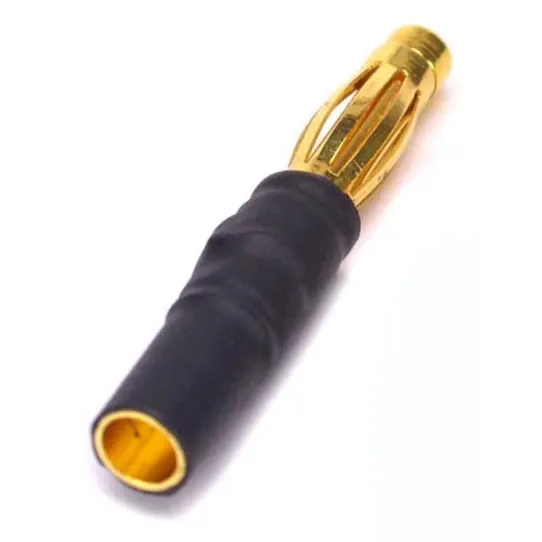 ReadyToSky 3.5mm to 4.0mm Gold Bullet Banana Connector Adapter