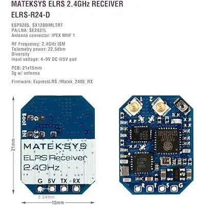 Matek ELRS-R24-D 2.4GHz Nano Receiver