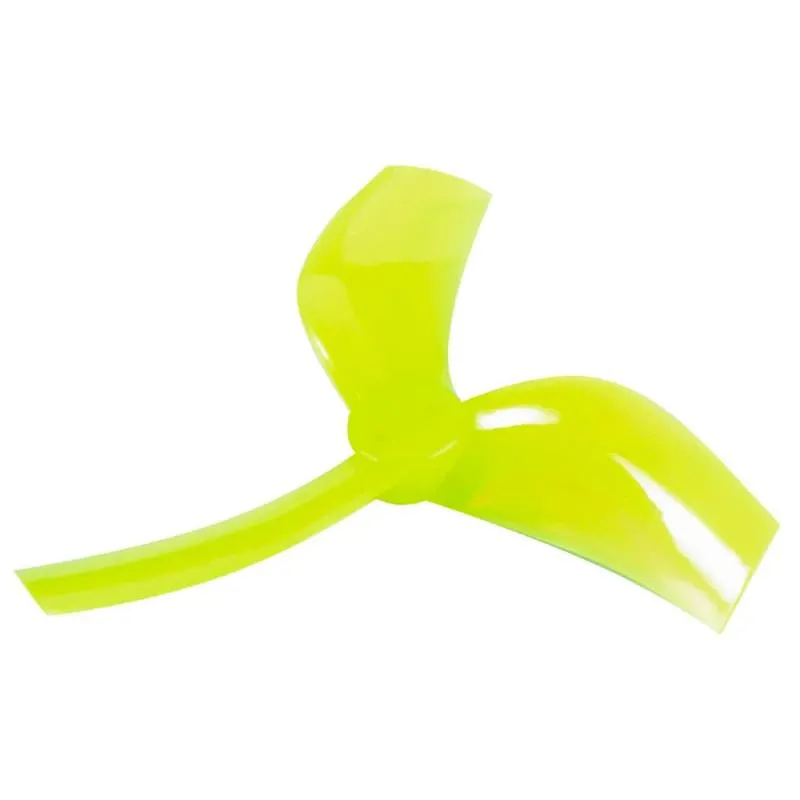Gemfan Ducted Durable 3-Blade 63mm Cinewhoop Propeller (Set of 8 — 4CW+4CCW) — Color: Yellow