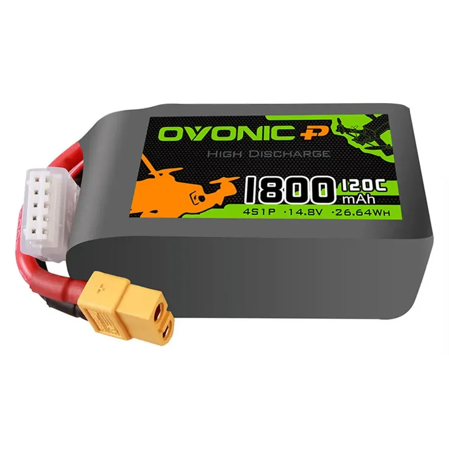 Ovonic 1800mAh 4S 120C 14.8V LiPo Battery with XT60 Plug