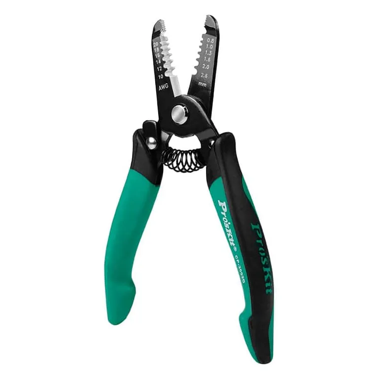 ProsKit Precision Wire Stripper — Gauge Range: AWG 20–10