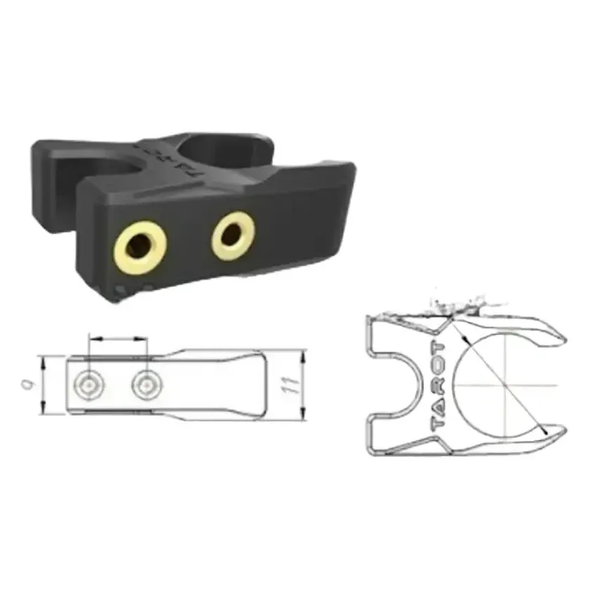 Tarot TL68B29/TL68B30 16mm C-Type Carbon Tube Holder