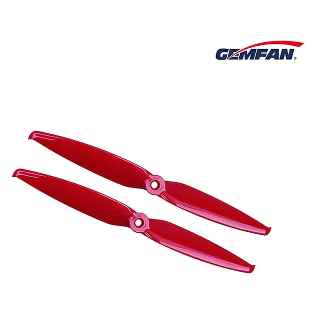 Gemfan Flash 7042 Durable 7" Bi-Blade Propeller (Set of 4 — 2CW+2CCW) - Black Color