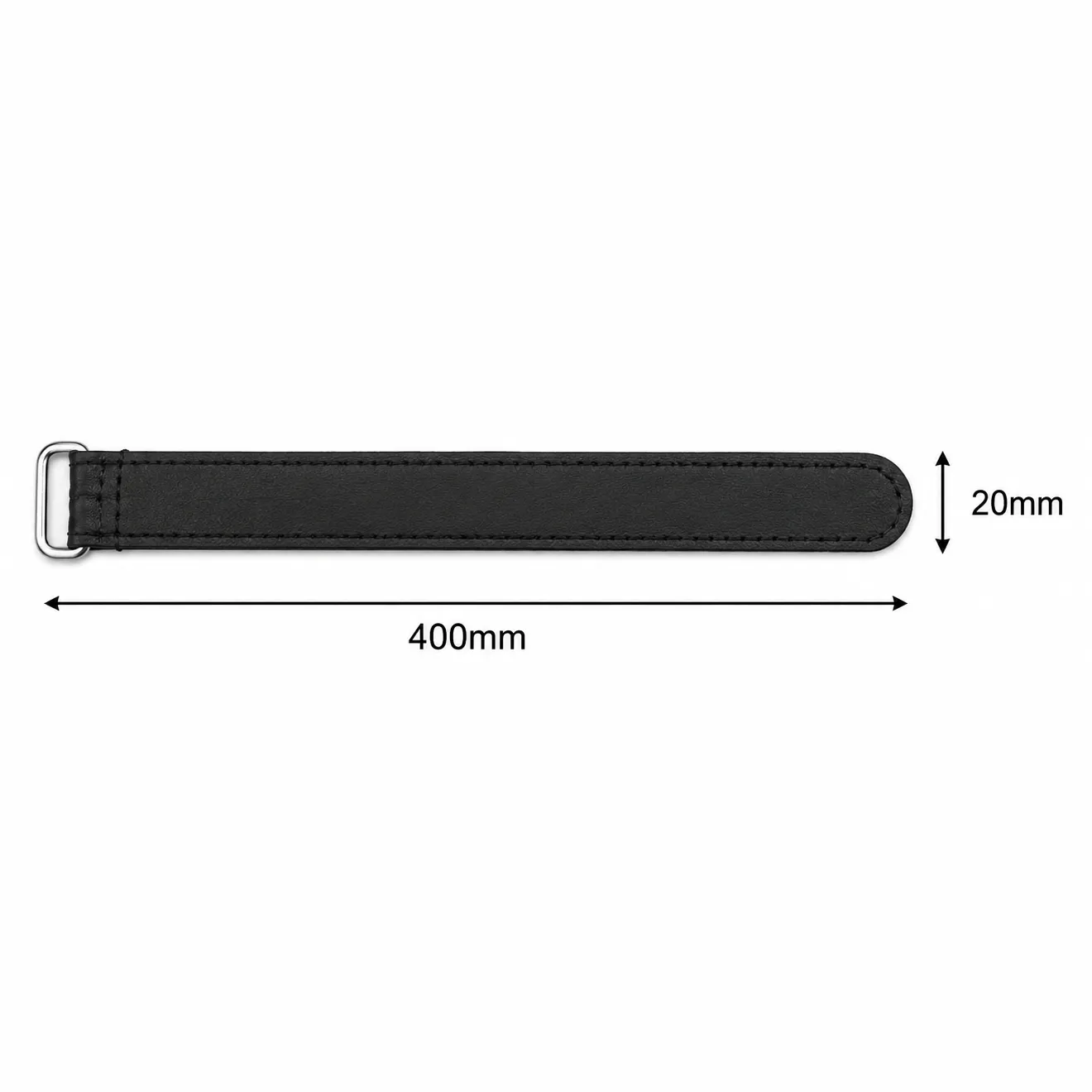 20mm–400mm Microfiber PU Leather Battery Strap