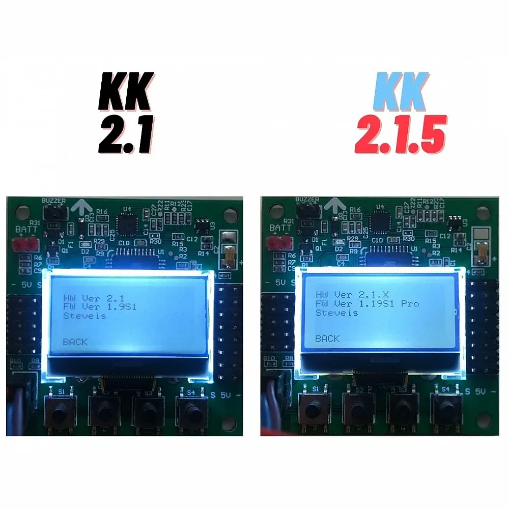 KK2.1.5 LCD Multirotor Flight Controller (MPU6050, ATmega644PA)