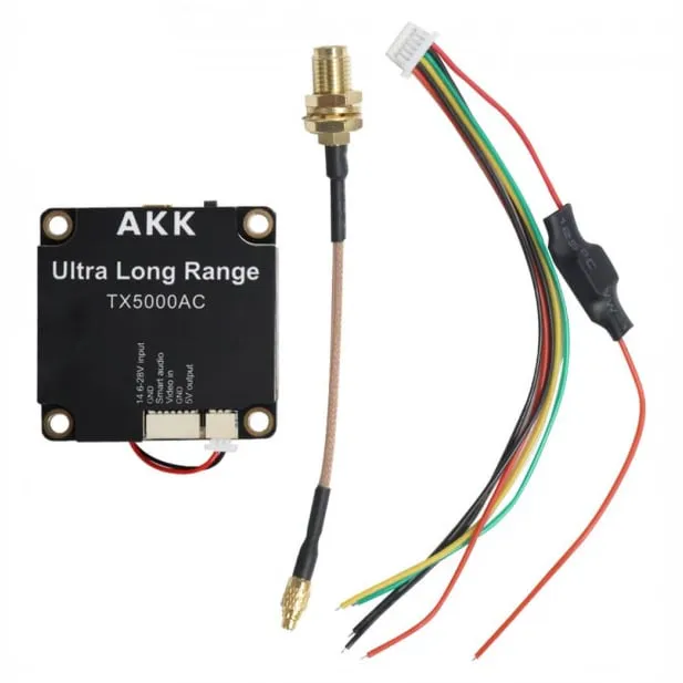 AKK TX5000AC Ultra Long Range 5W 80CH VTX (4.9–6G)