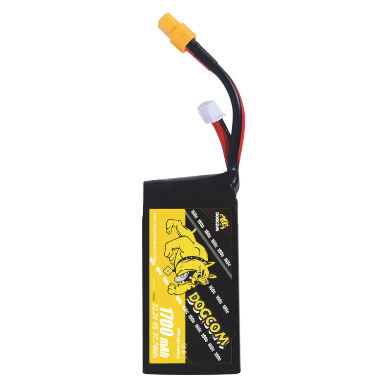 DOGCOM 6S 1700mAh 160C LiPo Battery (XT60)