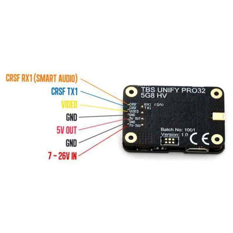 TBS Unify Pro32 HV 5.8GHz VTX (MMCX)