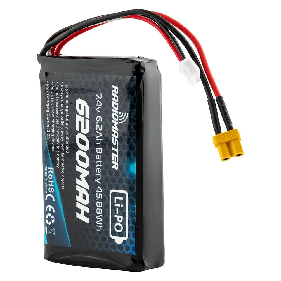 RadioMaster 2S 7.4V 6200mAh LiPo Battery