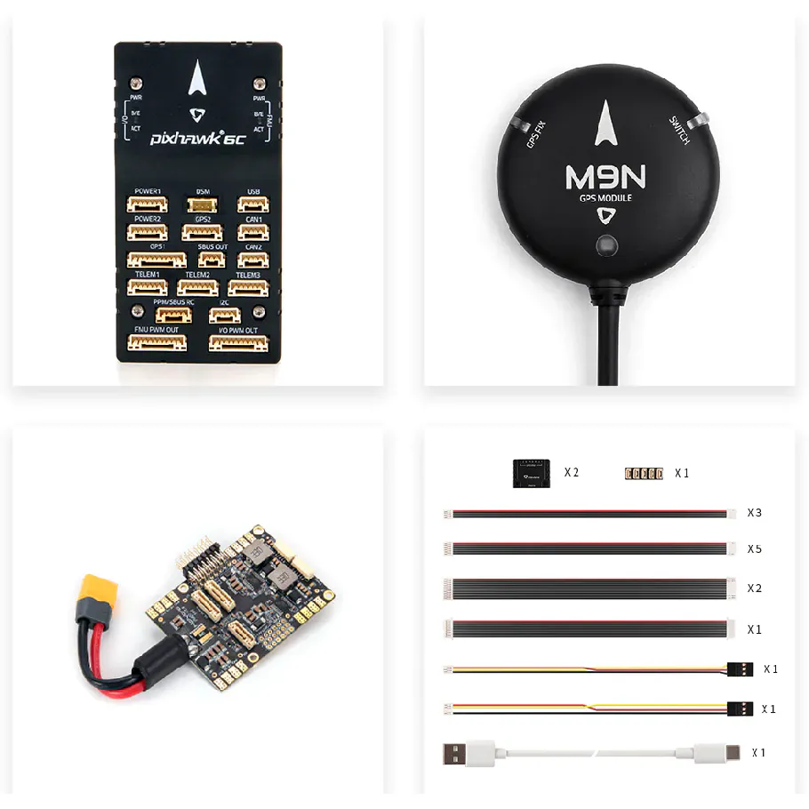 Holybro Pixhawk 6C Flight Controller with PM07 and M9N GPS