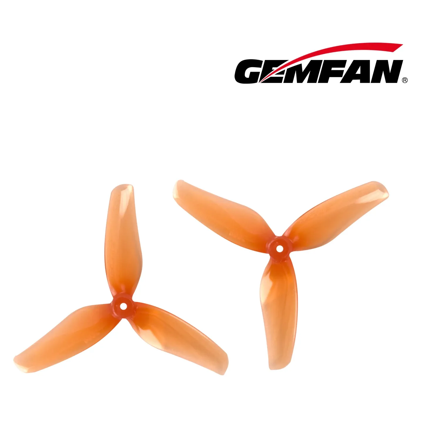 Gemfan Hurricane 2009 3-Blade Propeller 1.5mm T-Mount — Color: Orange