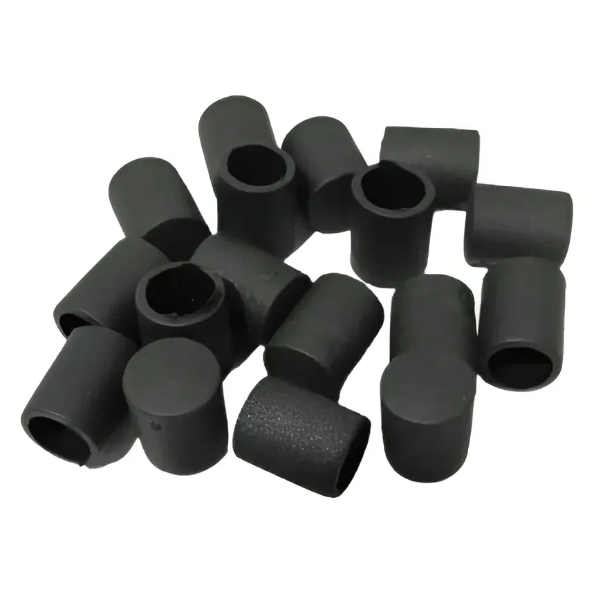 Naide Black Rubber Round Foot Cover for 8-30mm Landing Gear Tubes
