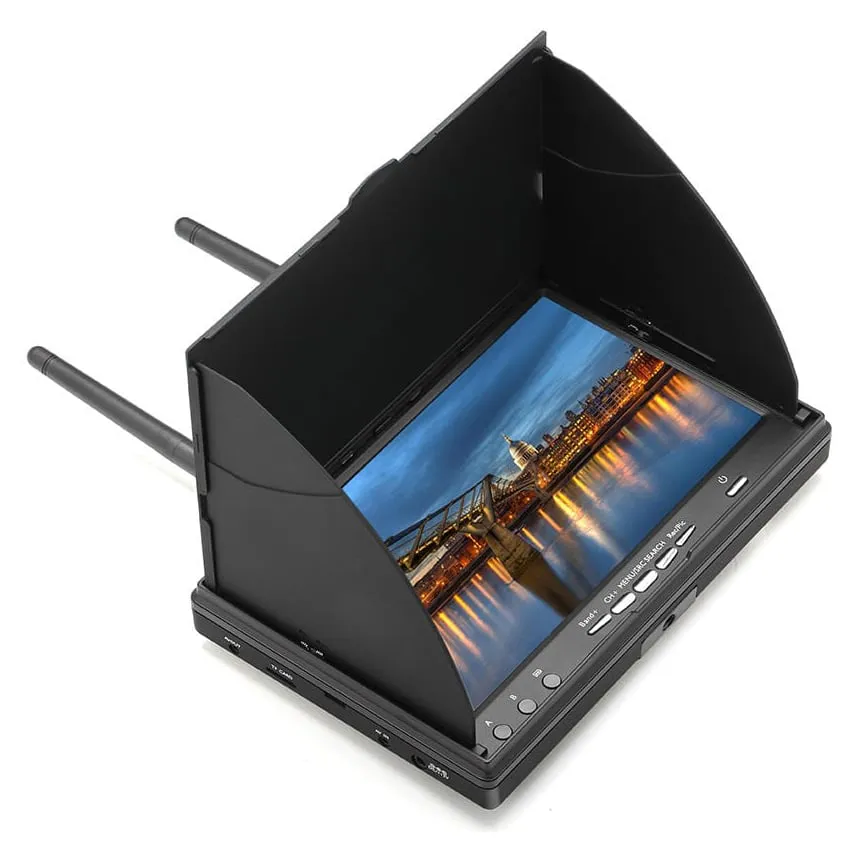 Eachine 5802D 7" 5.8GHz 40CH FPV Monitor with DVR