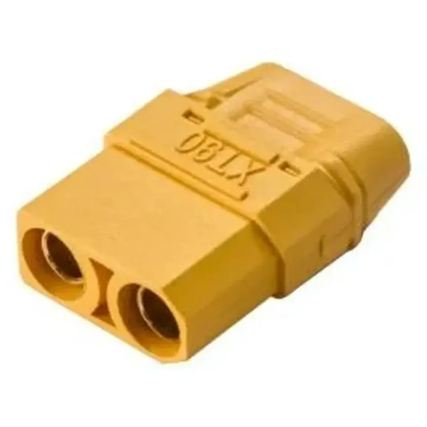 Amass XT90 Male / Female Battery Connector — Housing: With Housing, Connector: Female