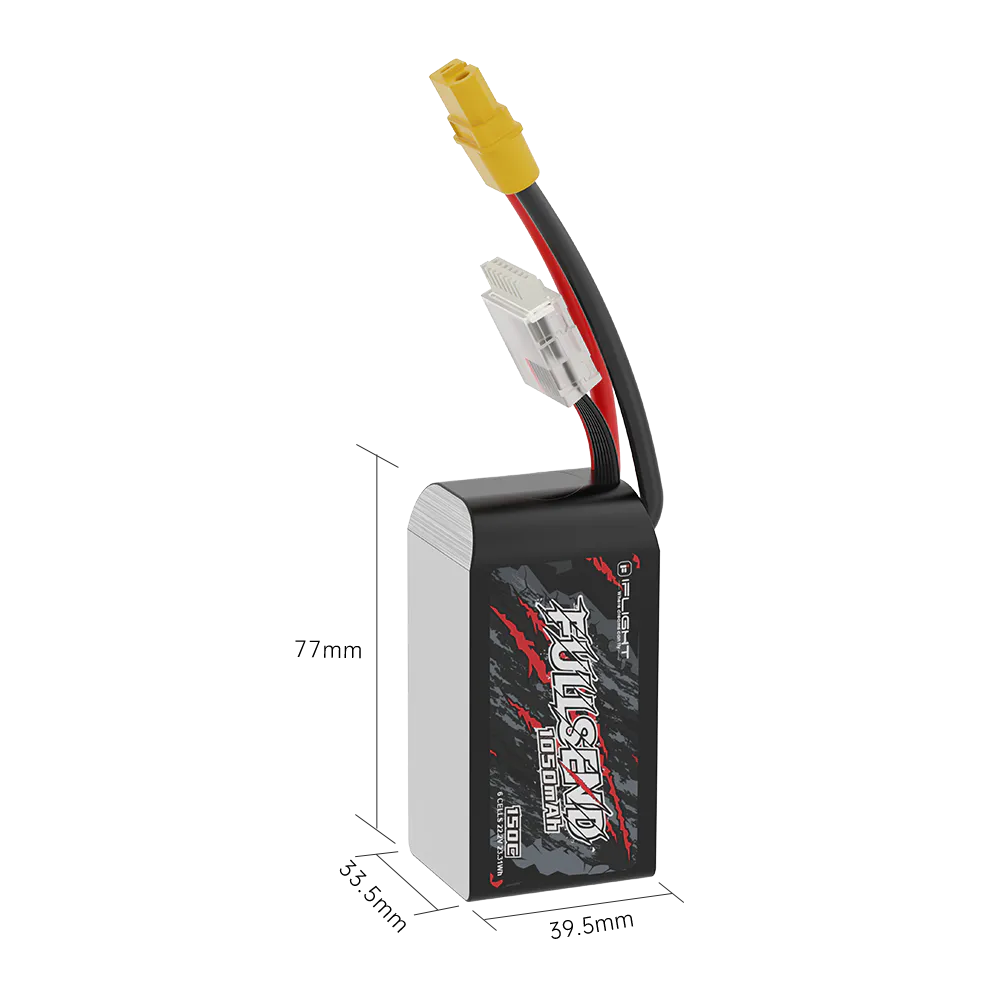 iFlight Fullsend 6S 1050mAh 150C LiPo Battery