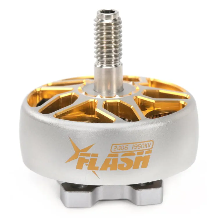 FlyFishRC Flash 2406 FPV Motor, Grey & Gold (1800KV / 1950KV)