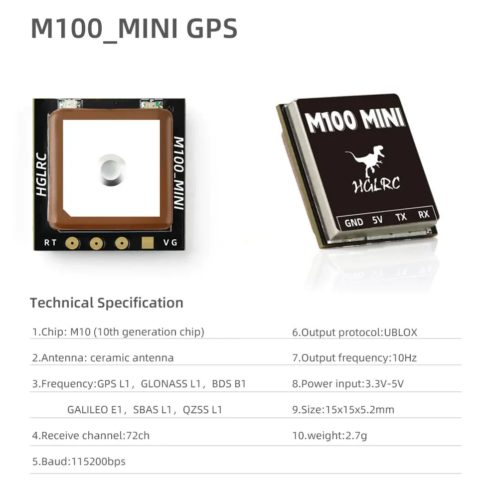 HGLRC M100 Mini GPS