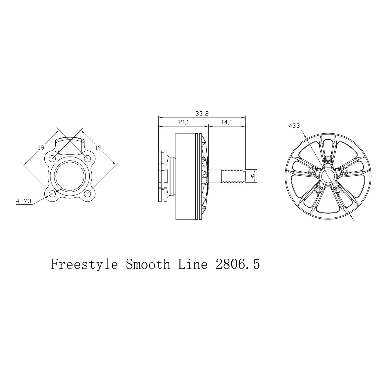 XNOVA 2806.5 1300KV Motor