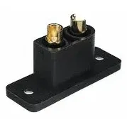 Amass XT90E Panel-Mount Connector, Male / Female