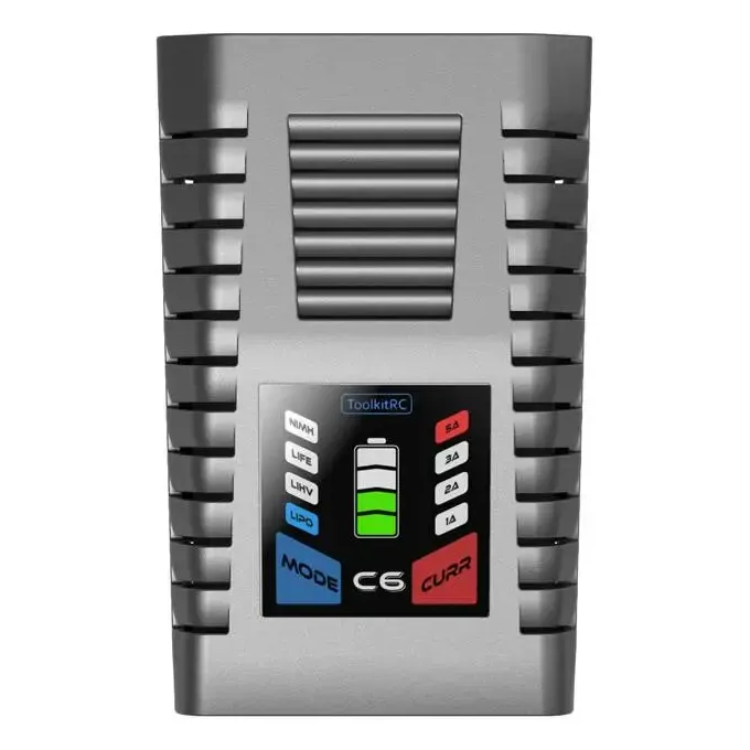 ToolkitRC C6 50W 5A AC Balance Charger (1-6S, XT60)
