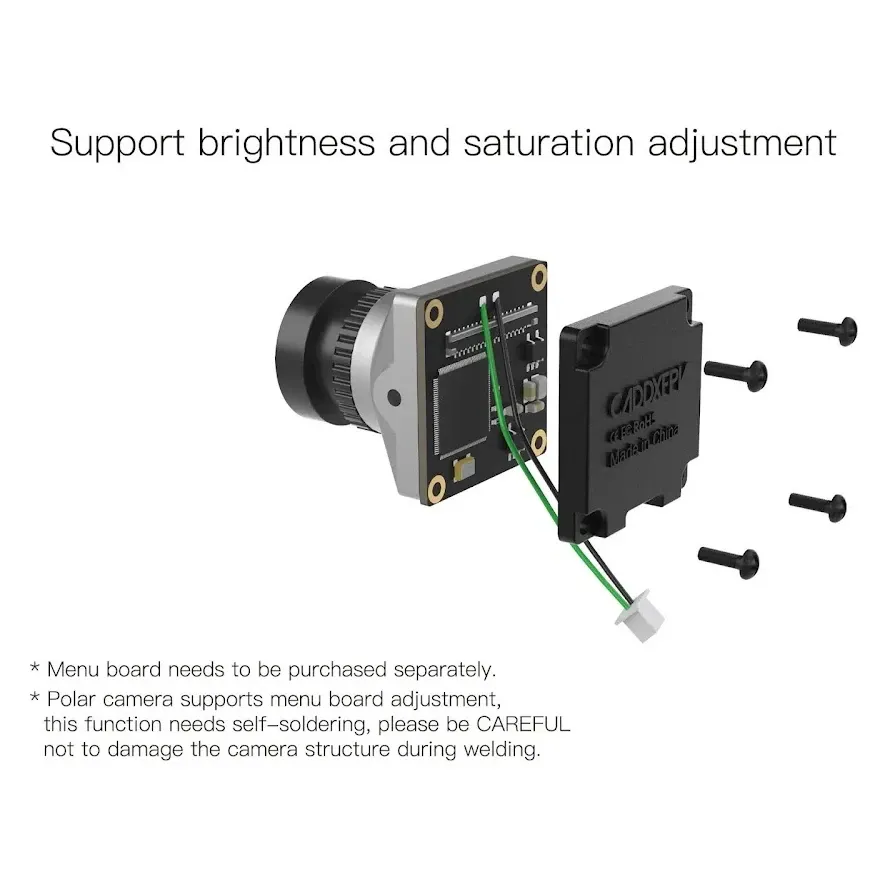 Polar Starlight Digital FPV Camera - No Coax Cable